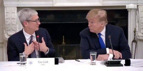 tim cook donald trump