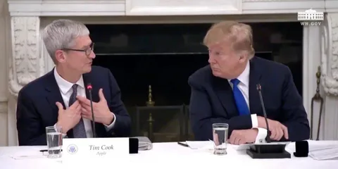 Tim Cook Donald Trump’ı ikna etmek için devreye girdi