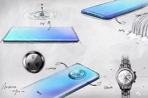Vivo NEX 3’ün çizimlerini ve şelale biçimli kavisli ekranını gösterdi