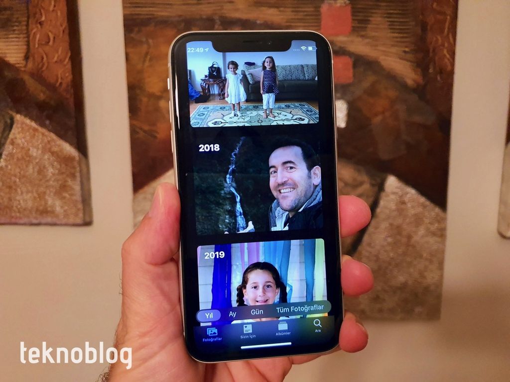 ios 13 fotoğraflar uygulaması
