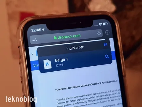 Safari mobil internet tarayıcısında yer alan listesi nasıl kullanılır?