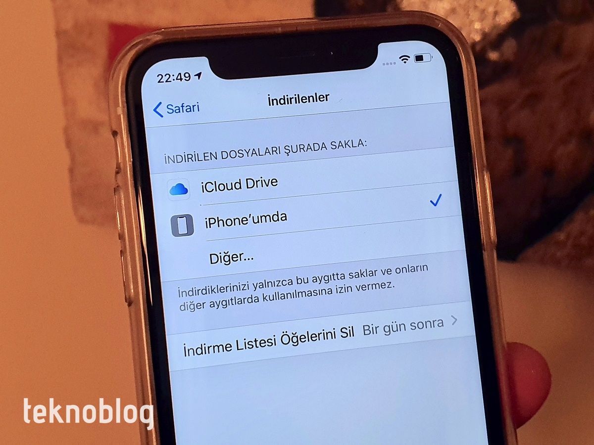 Safari mobil internet tarayıcısında yer alan listesi nasıl kullanılır?