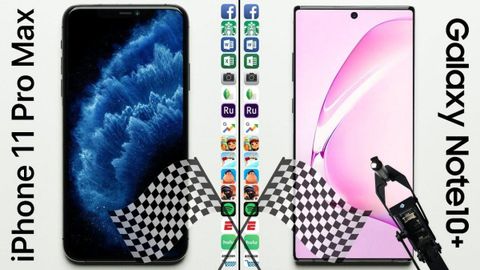 iphone 11 pro max galaxy note 10 plus
