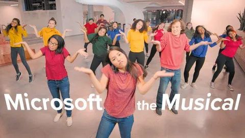 Microsoft hazırladığı müzikal videoda kendisiyle dalga geçiyor – Video
