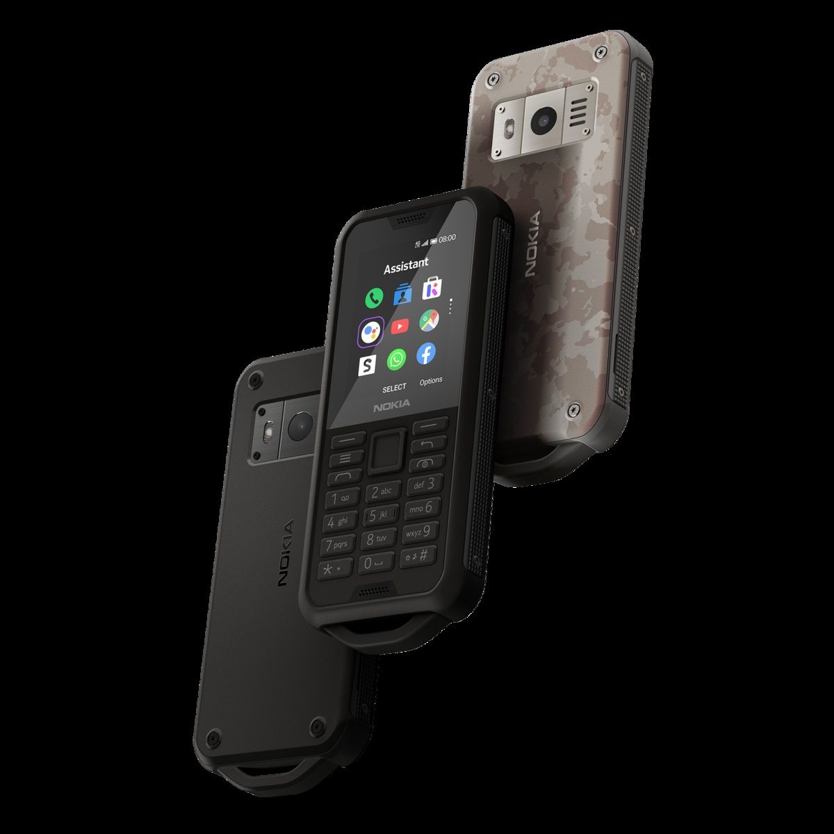 Modernleştirilmiş Nokia cep telefonlarında en son halkalar; Nokia 2720, 800 ve 110