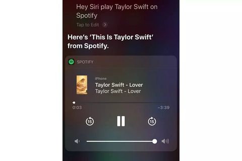 spotify siri