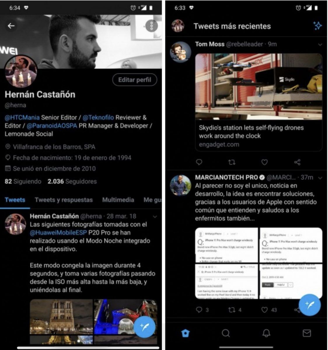 Twitter Android uygulamasına OLED dostu özellik geliyor