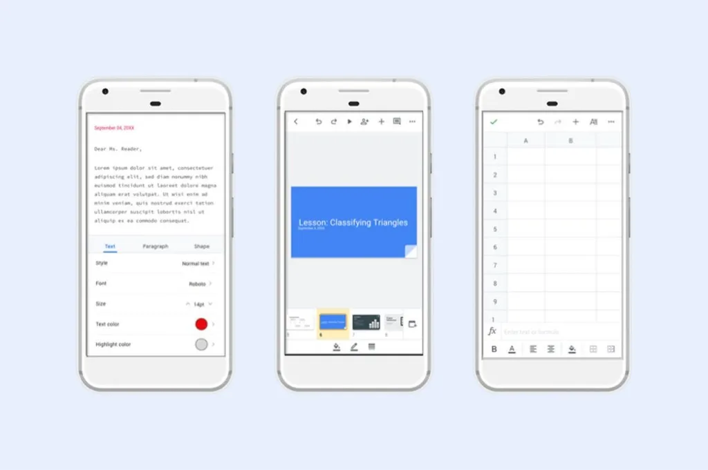 Google’dan üretkenlik uygulamalarına tasarım dokunuşu