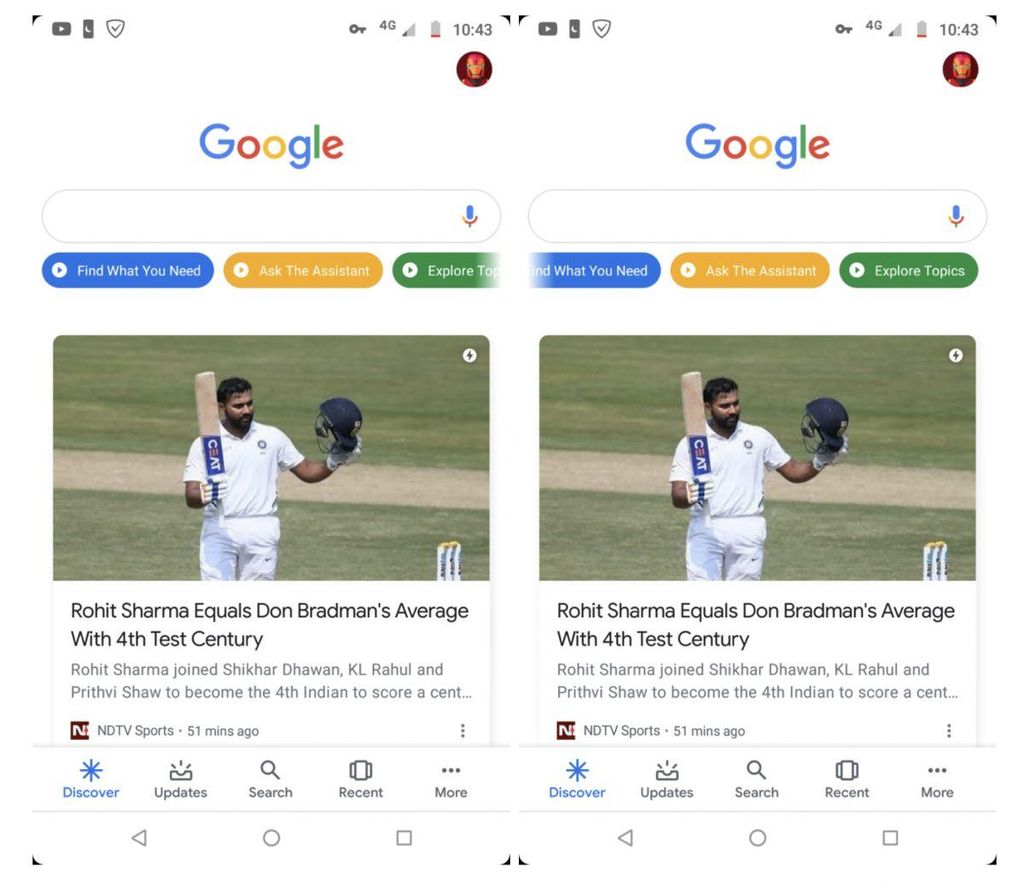 google arama keşfet