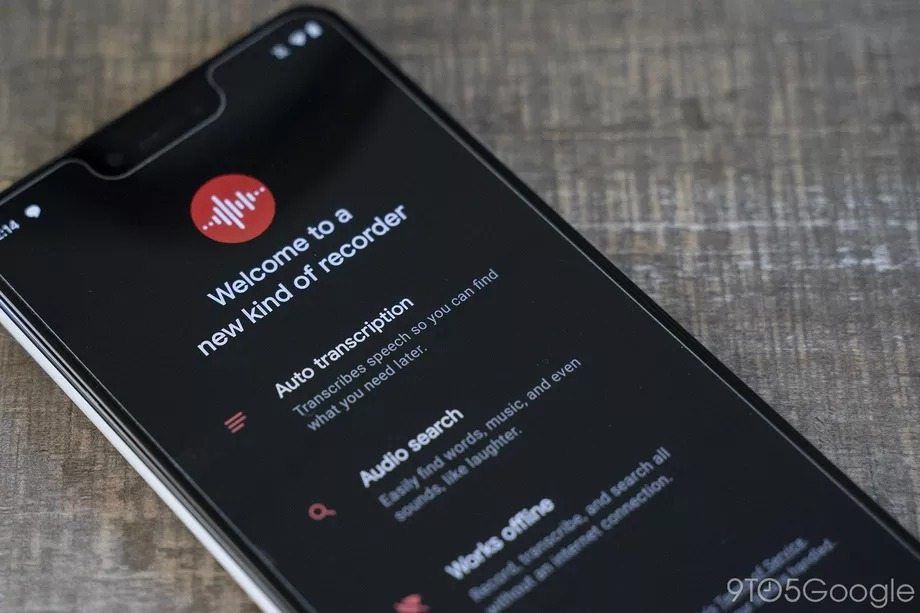 google recorder pixel 4