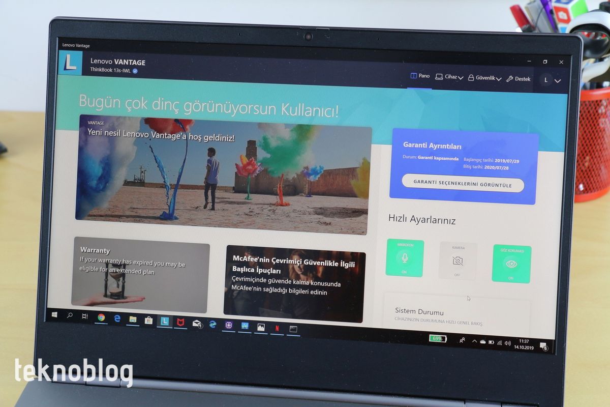 Lenovo ThinkBook 13s İncelemesi