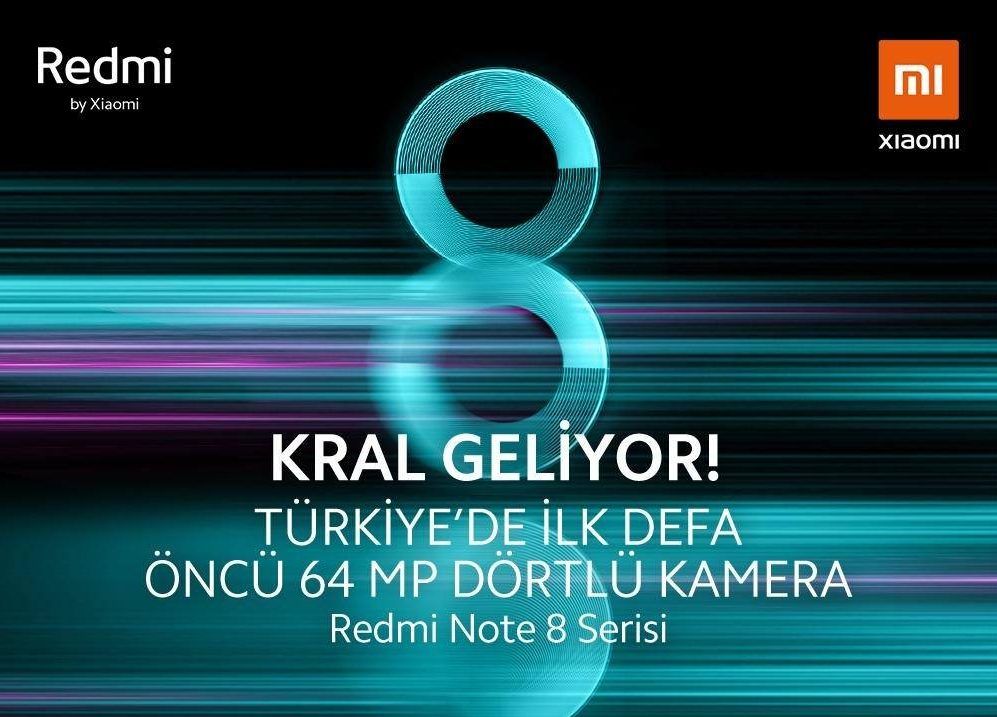 redmi note 8 serisi xiaomi türkiye