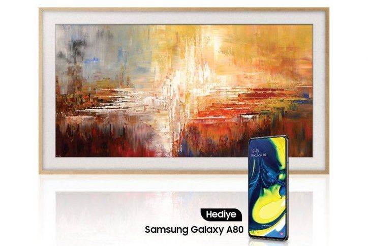 samsung qled tv the frame galaxy a80
