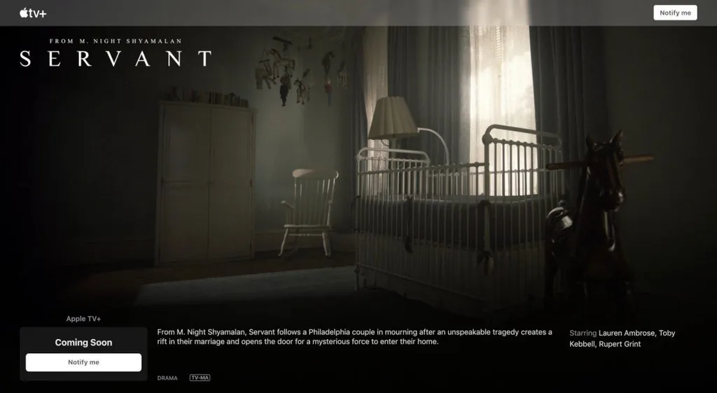 Apple TV Plus’ın iddialı dizisi Servant’ın yayın tarihi belli oldu