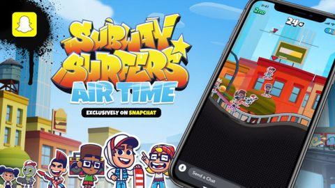 subway surfers airtime snapchat oyun