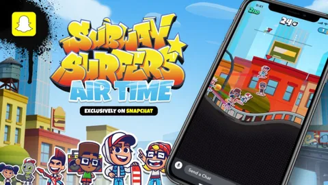 Snapchat oyun platformunu özel Subway Surfers oyunuyla büyütüyor