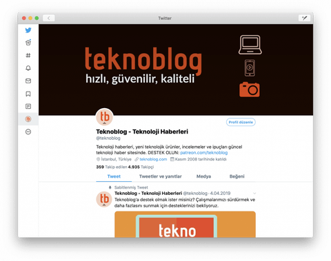 twitter mac uygulama