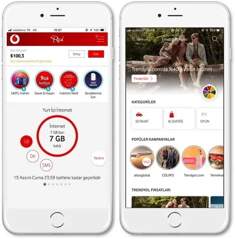 Vodafone Yanımda uygulamasında fırsatlar zamanı