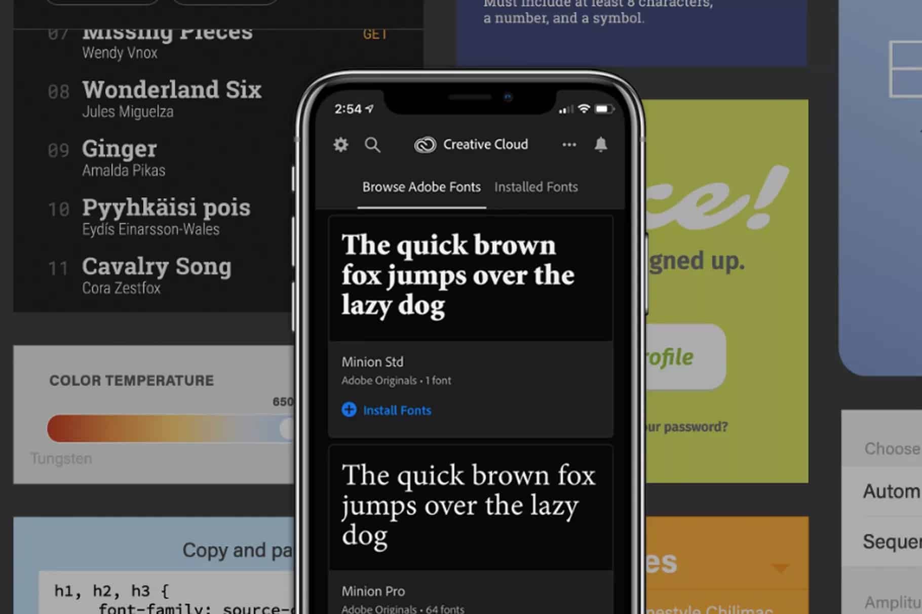 adobe creative cloud yazı tipleri