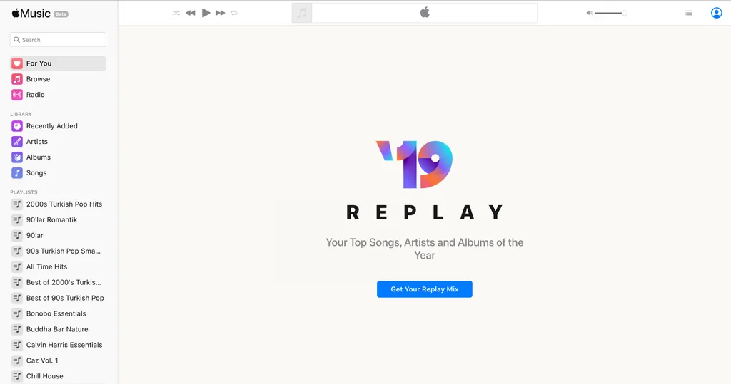 Apple Music Replay ile yıl içinde en çok dinlediğiniz parçaları görün