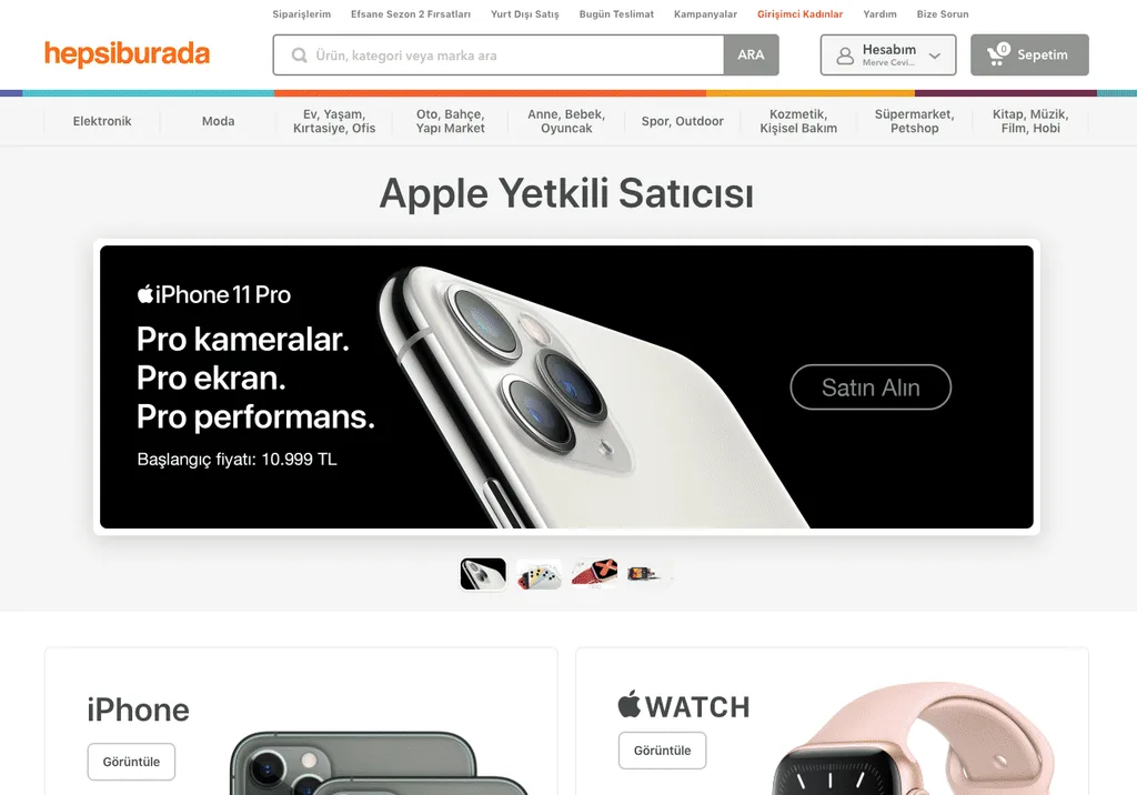 Hepsiburada ve Apple arasında e-ticaret iş birliği