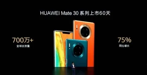 Mate 30 serisi Huawei’nin yüzünü güldürmeye devam ediyor