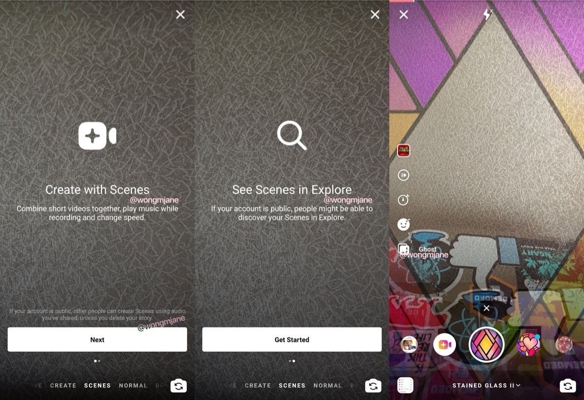 instagram scenes tiktok
