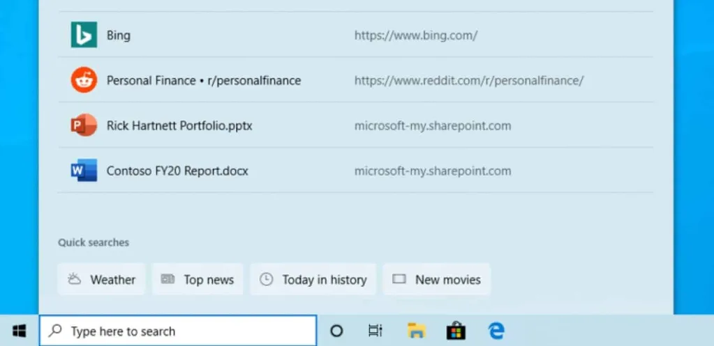Microsoft Windows 10 kullanıcılarını günlük bilgilere daha hızlı ulaştıracak