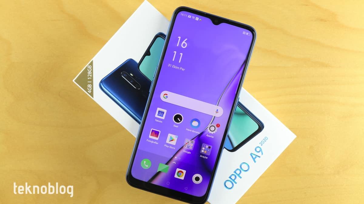 oppo a9 2020 kutu açılımı
