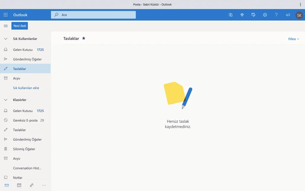 Outlook.com artık yenilikçi bir web uygulaması