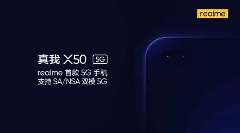 Realme 5G uyumlu ilk telefonunun ismini açıkladı