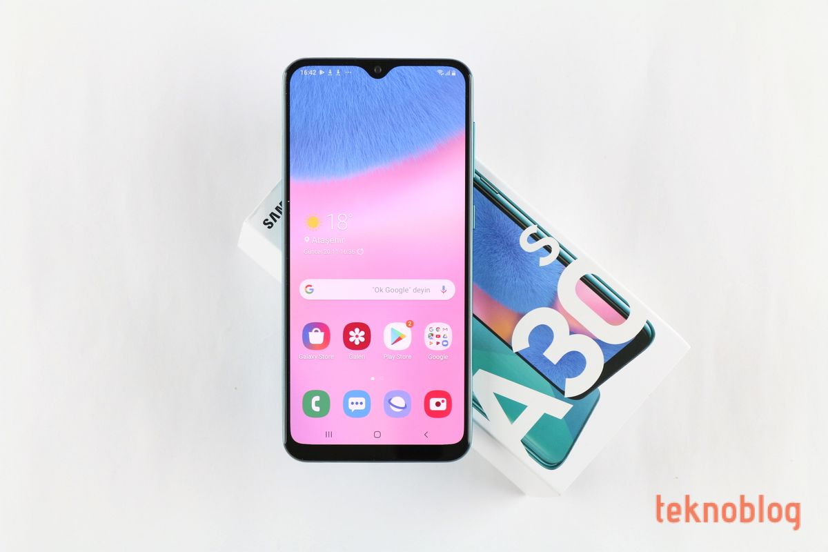 samsung galaxy a30s kutu açılımı