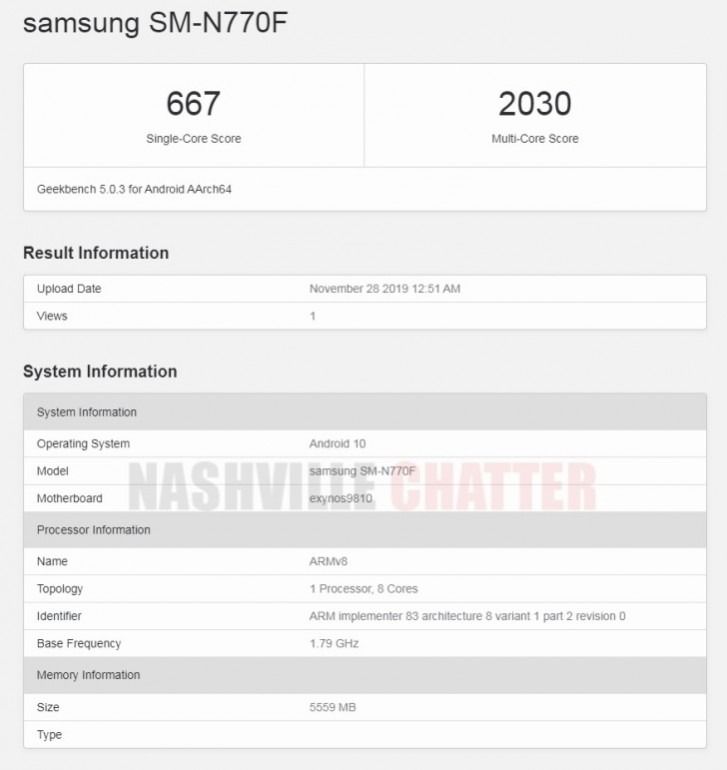 samsung galaxy note 10 lite