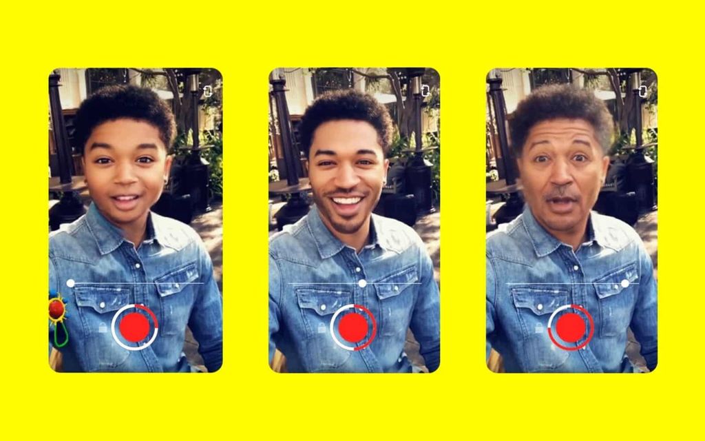 snapchat zaman makinesi