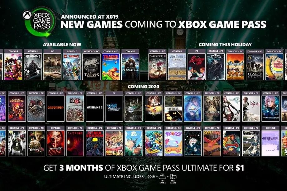 xbox game pass final fantasy