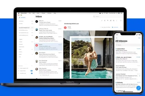 Edison Mail uygulamasından masaüstü açılımı
