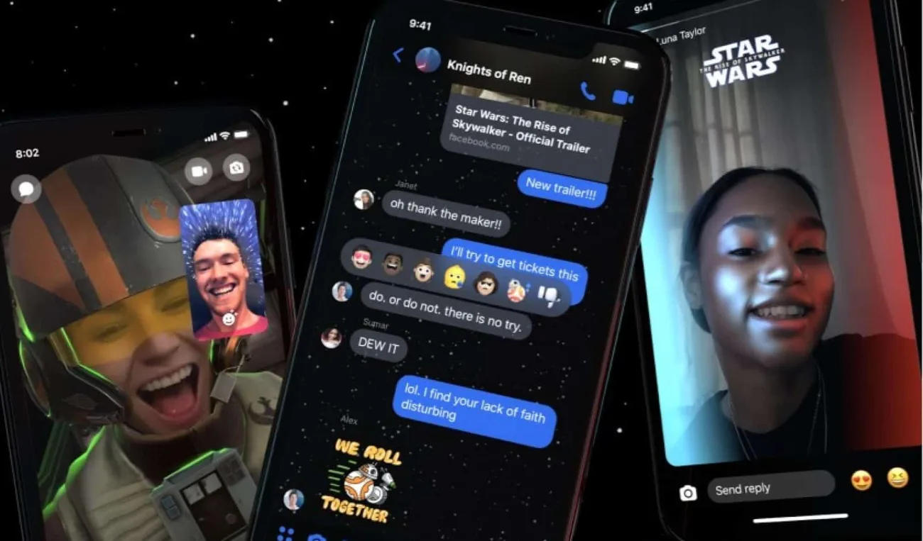 Star Wars heyecanına bir katkı da Facebook Messenger’dan