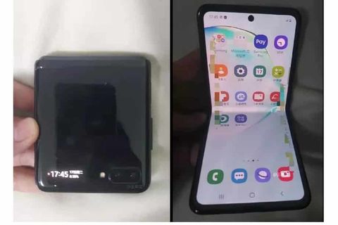 Bu fotoğraflardaki cihaz Samsung Galaxy Fold 2 mi?