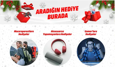 MediaMarkt Yılbaşı Kampanyasında herkes için bir seçenek var