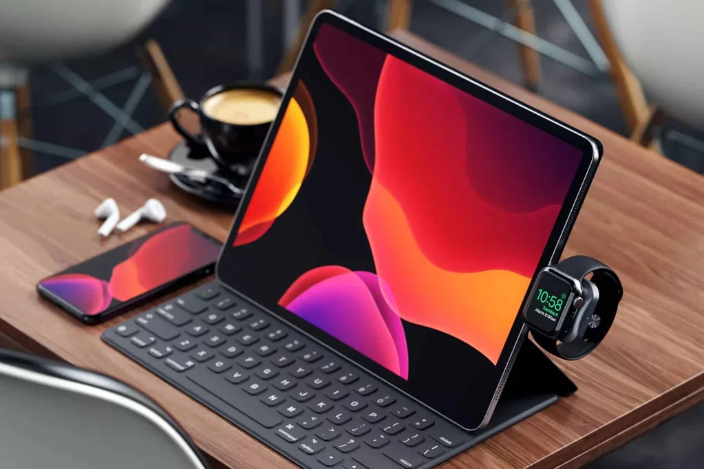 Apple Watch’u iPad Pro’ya bağlayarak şarj etmeyi sağlayan aksesuar
