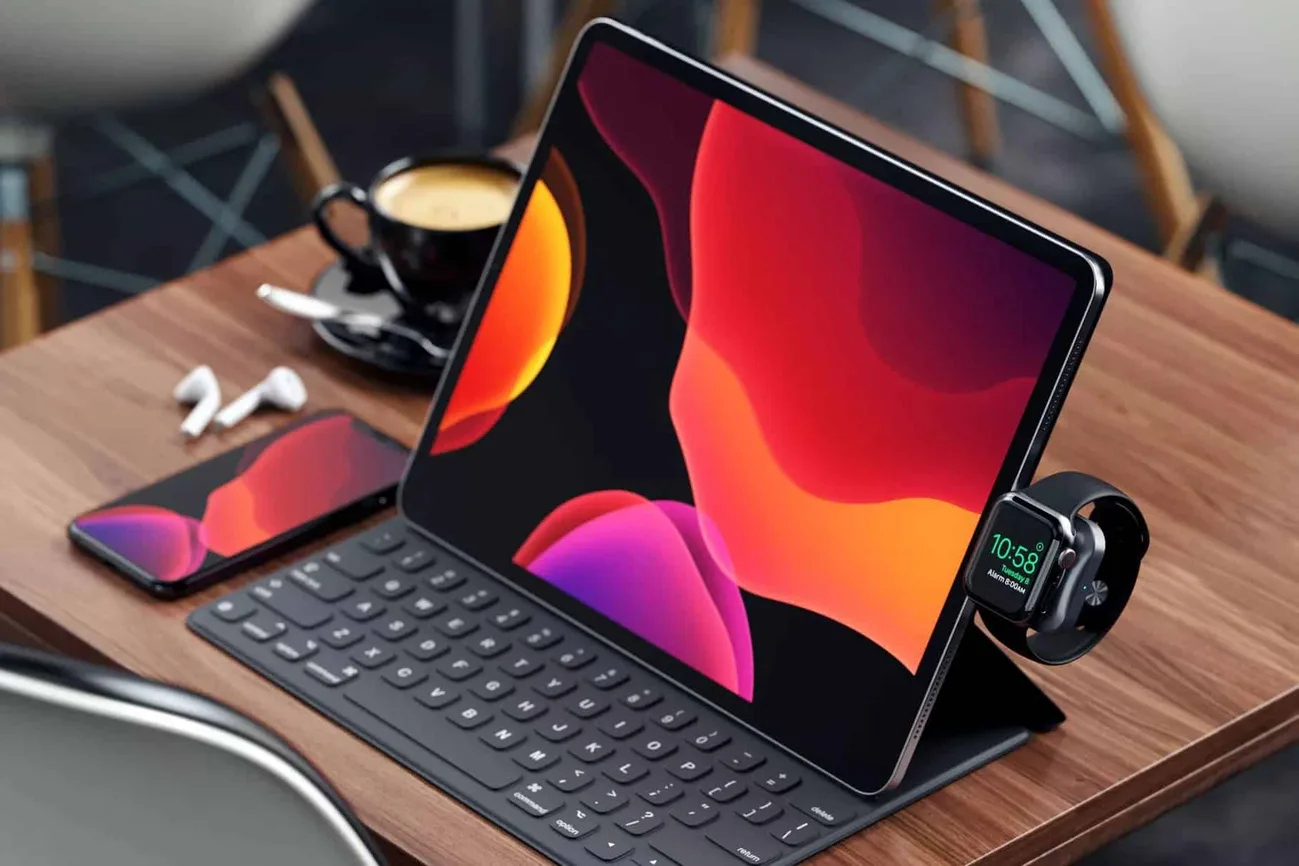 Apple Watch’u iPad Pro’ya bağlayarak şarj etmeyi sağlayan aksesuar