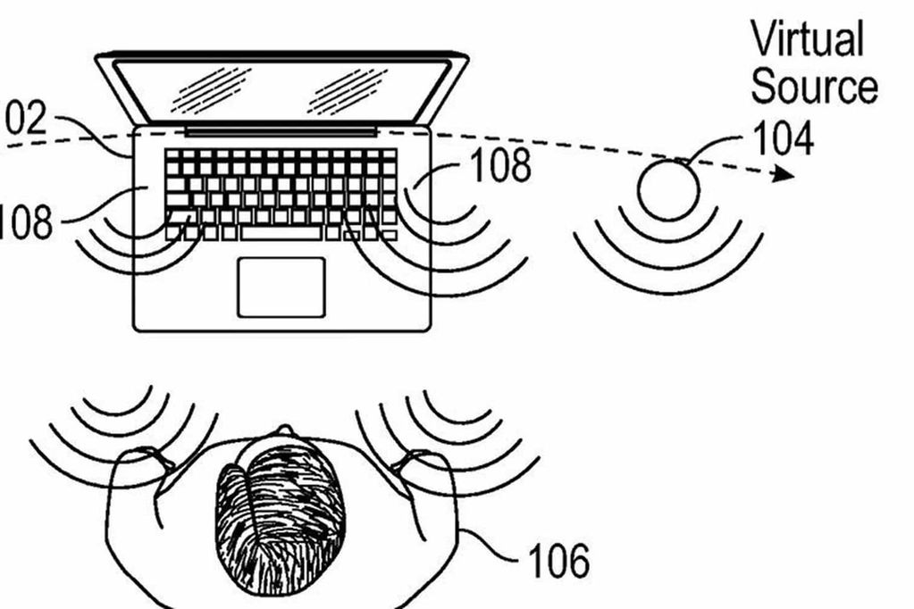 apple sanal hoparlör patent