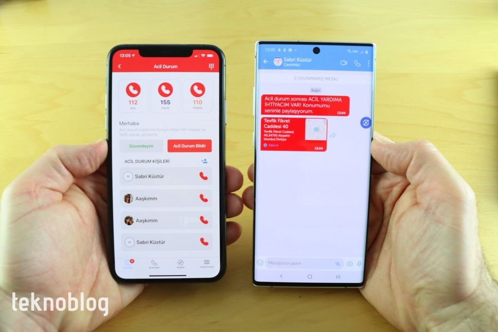 bip acil durum butonu nedir