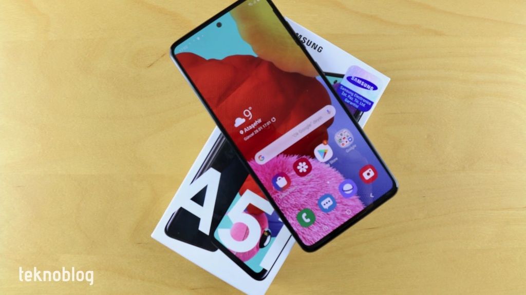 galaxy a51 kutu açılımı ve kutu içeriği