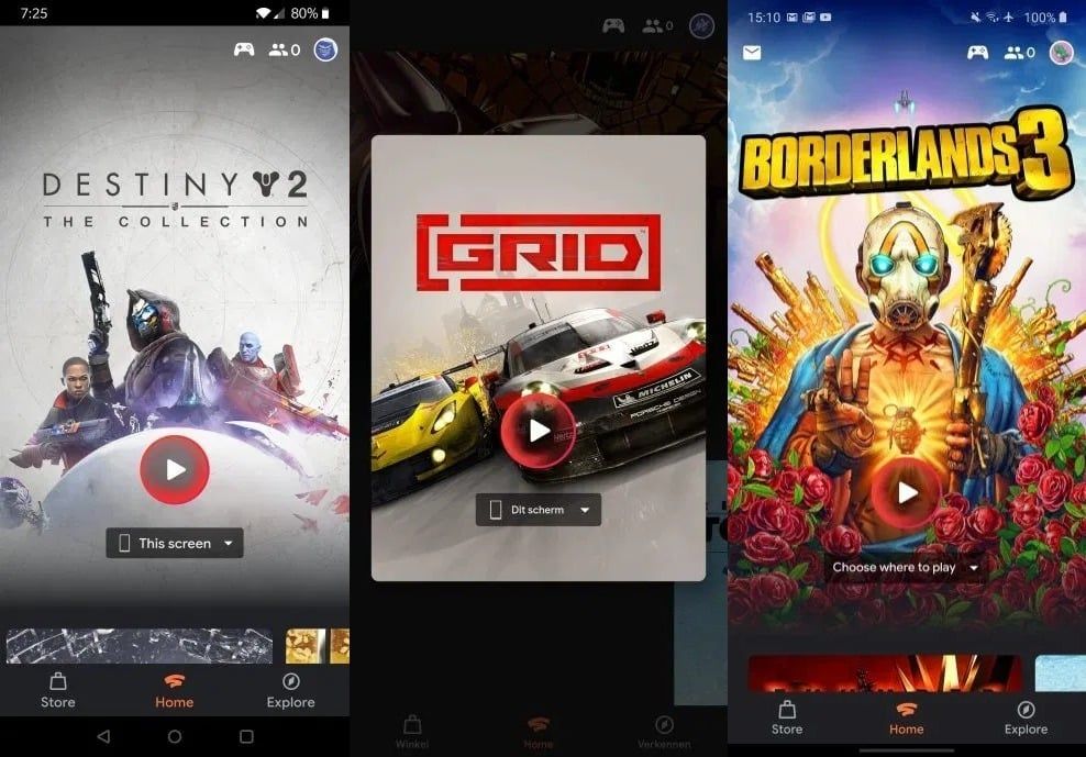 Google Stadia Pixel serisi dışındaki cihazlarda test ediliyor