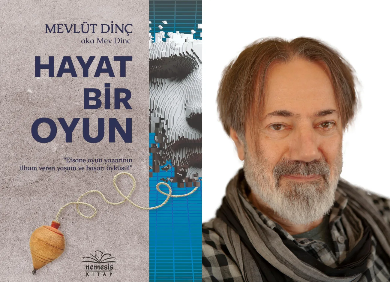 Oyun dünyasının tanınmış ismi Mevlüt Dinç’in kitabı çıktı
