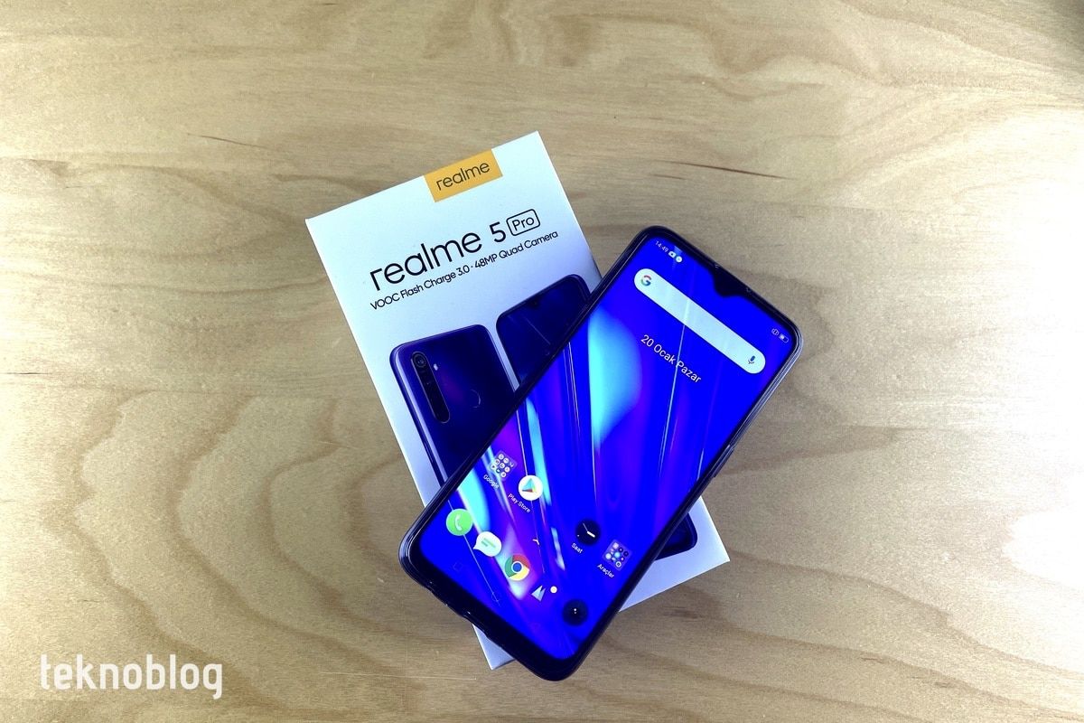 realme 5 pro kutu açılımı