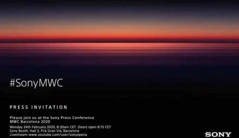 Sony MWC 2020 etkinliğinin tarihini duyurdu