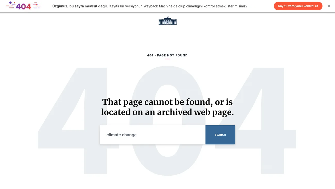 Brave bulunamayan sayfaları Wayback Machine’den getiriyor