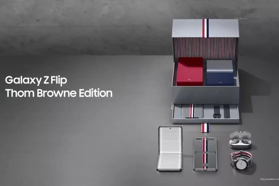 galaxy z flip thom browne edition